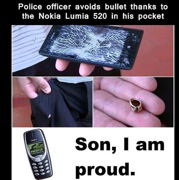 Samsung Galaxy Note saved by a policeman's bullet