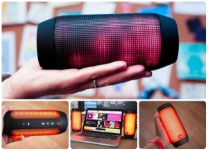 Bluetooth speaker comparison JBL Pulse 2: color music