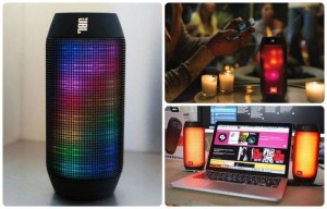 Bluetooth speaker comparison JBL Pulse 2: color music