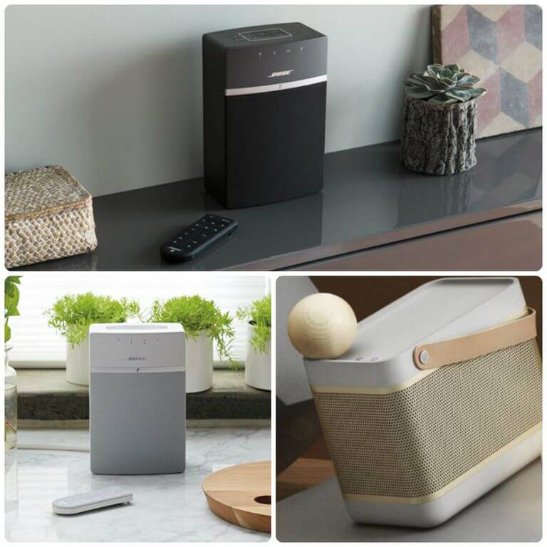 Clear Bluetooth speaker comparison Bose SoundTouch 10 vs Bang & Olufsen Beolit 15