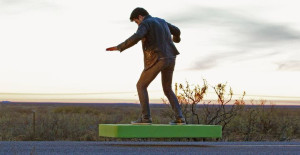 Flying skate ArcaBoard showed on video