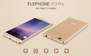 Smartphone devices metal Elephone M3 release new photos