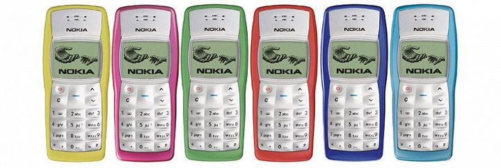 Nokia 1100 with new Android 5.0 "lit up" in the Benchmark