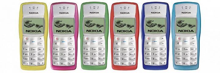 Nokia 1100 with new Android 5.0 "lit up" in the Benchmark