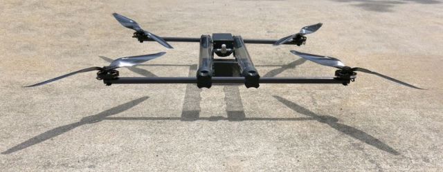 UAV Hycopter, running on gas, capable of flying over 4 hours