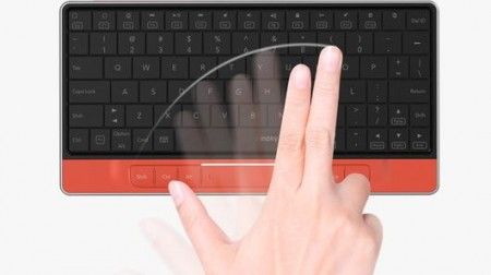 Bluetooth-keyboard Moky also serves as a touch panel