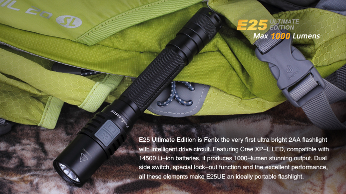 Fenix ​​E25 Ultimate Edition a new more powerful LED flashlight