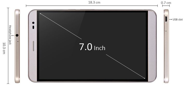 Honor X2 GEM-702L: productive 7 inch phablet from HUAWEI