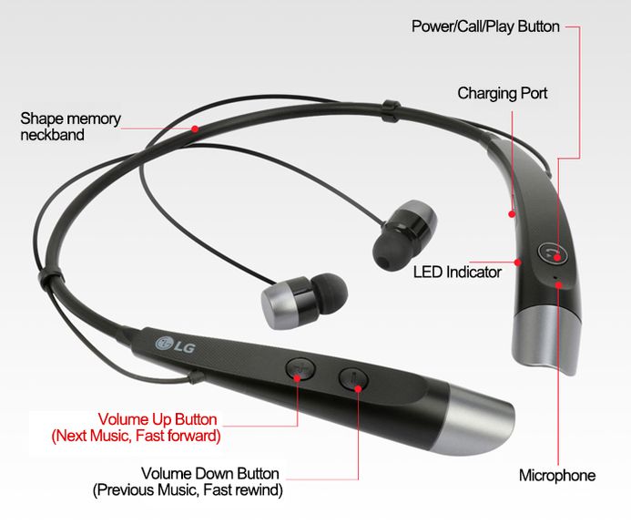 Bluetooth headset review LG Tone + HBS-500 