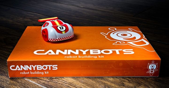 Cannybots: young mobile robot that teach kids to program