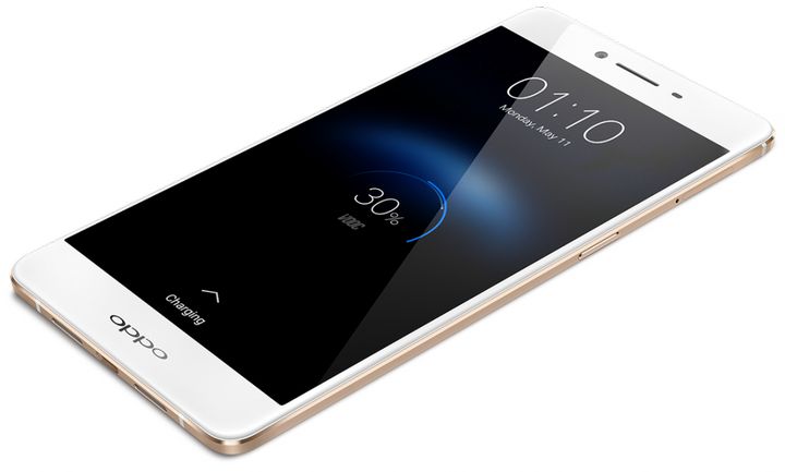 Announcement of the metal device manage smartphone Oppo R7s