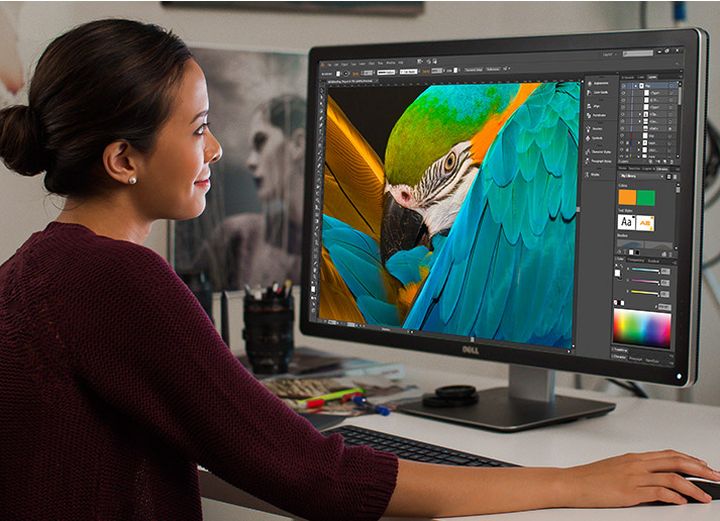 UltraSharp UP3216Q: 4K-Monitor from Dell