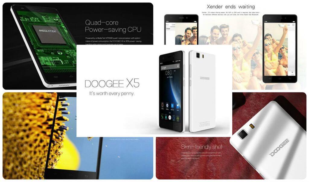 Android phone review Doogee X5 - work phone for every day