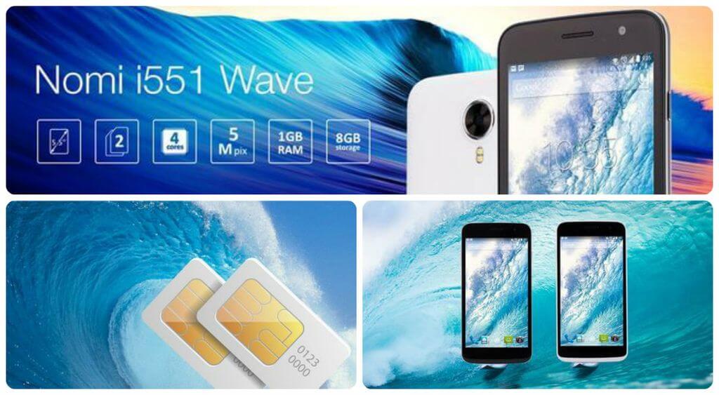 Choosing a smartphone Nomi i551 Wave Review