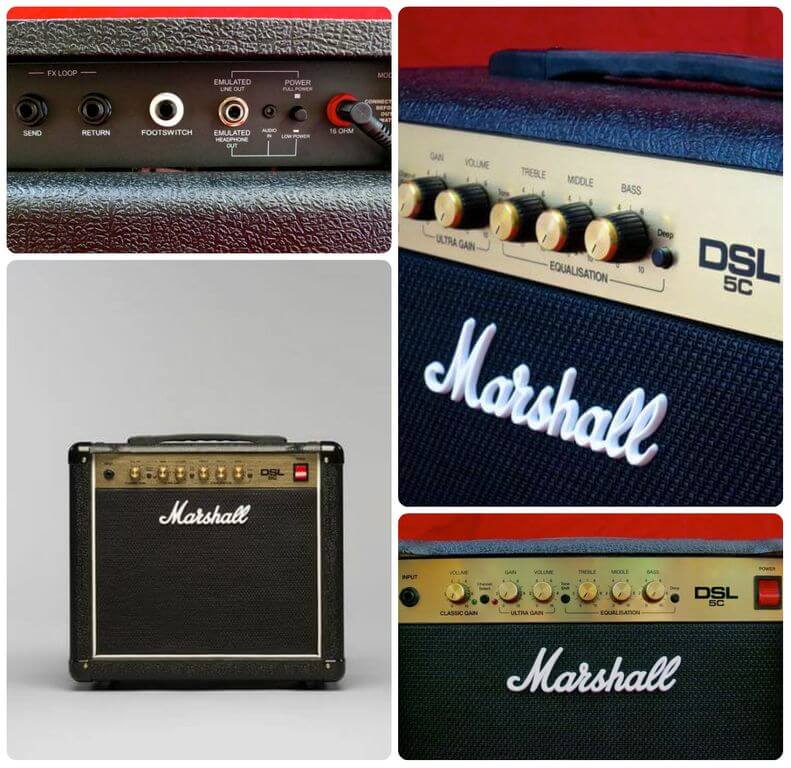 Music amplifier Marshall DSL5C tube combo amp