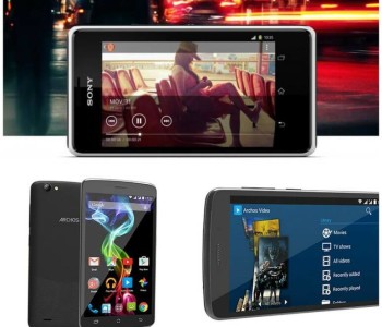 Modest compare smartphone Sony Xperia E1 vs Archos 52 Platinum
