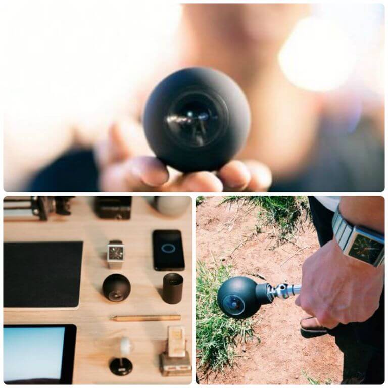 Smart HD camera Luna: smallest panoramic camera