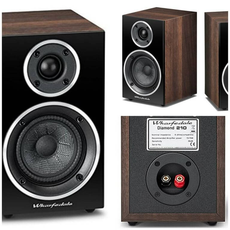 Style music amplifier Sonos Play: 5 and Wharfedale Diamond 210