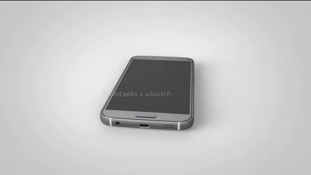 Technology smartphone Samsung Galaxy S7 Plus showed 3D-model