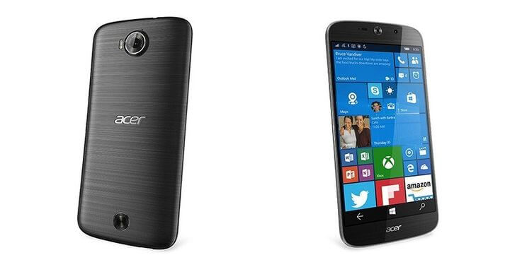 Acer Liquid Jade Primo specs on Windows 10 Mobile OS