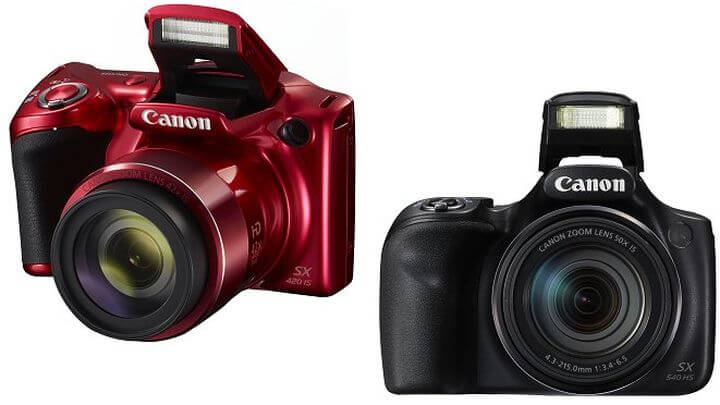 Canon PowerShot SX540 HS specs and PowerShot SX 420 IS price