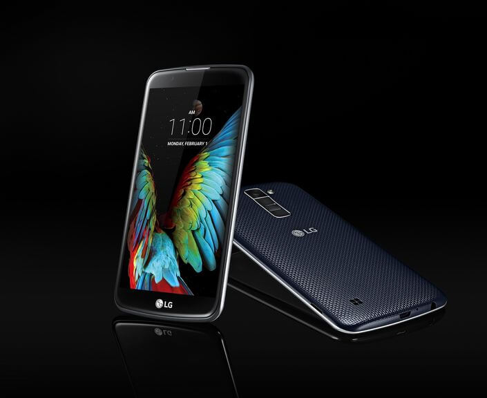 New smartphone LG K10 premiered at CES 2016