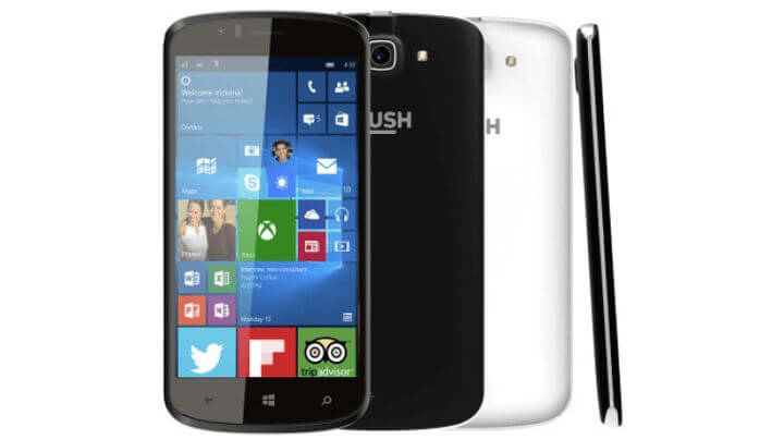 Unusually smartphone Bush Eluma is a Windows Mobile