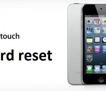 Hard reset 16 GB iPod: remove personal data