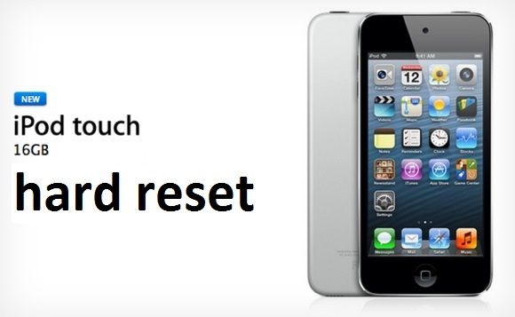 Hard reset 16 GB iPod: remove personal data
