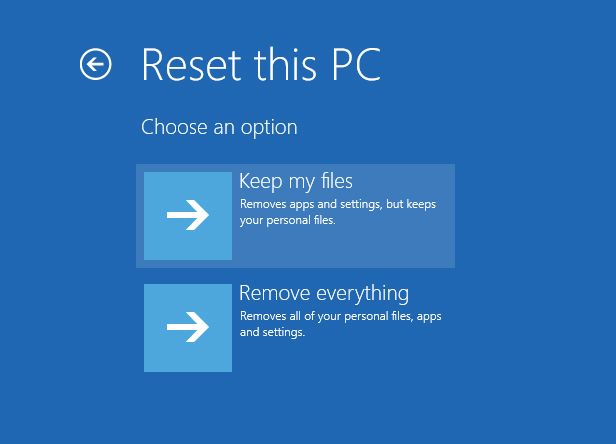 Hard reset windows Surface Pro and return to factory settings