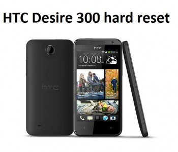 HTC Desire 300 hard reset (factory reset, wipe)