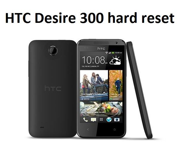 HTC Desire 300 hard reset (factory reset, wipe)