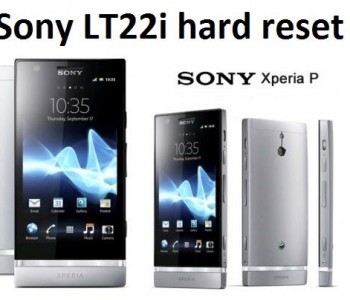 Sony LT22i hard reset: TOP 3 methods (Sony XPERIA P)