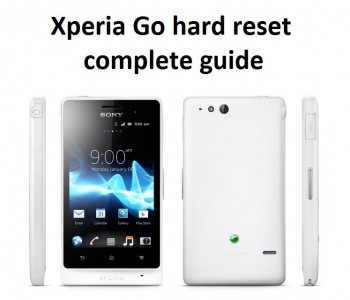 Xperia Go hard reset: complete guide
