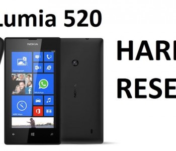 Lumia 520 hard reset: step by step instruction