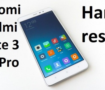 Xiaomi Redmi Note 3 Pro Hard Reset