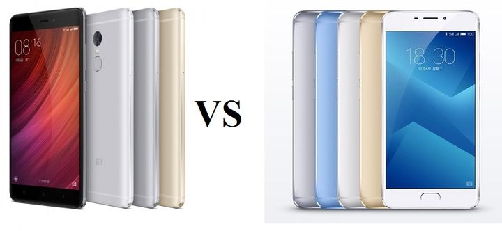 Compare Xiaomi Redmi Note 4 and Meizu M5 Note – Which is Better?
