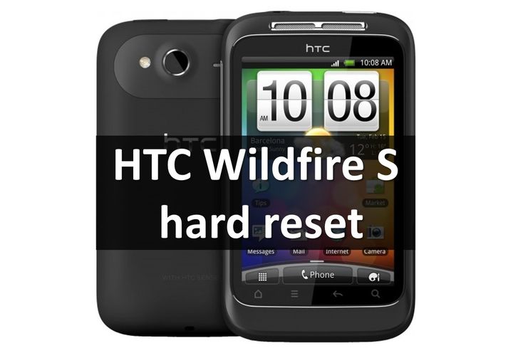 HTC Wildfire S hard reset: remove Pattern Lock