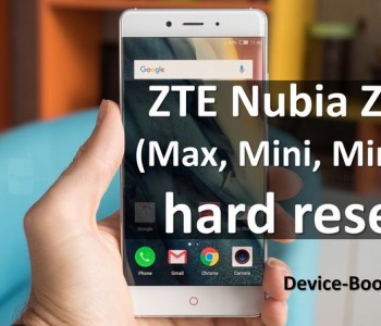 ZTE Nubia Z11 (Max, Mini, Mini S) hard reset: universal method for all smartphones