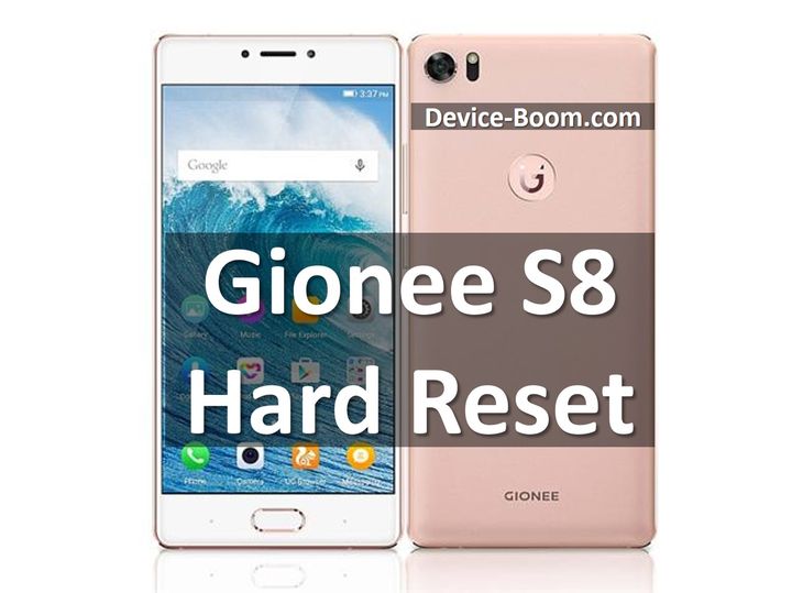 Gionee S8 hard reset: 7 steps to restore factory settings